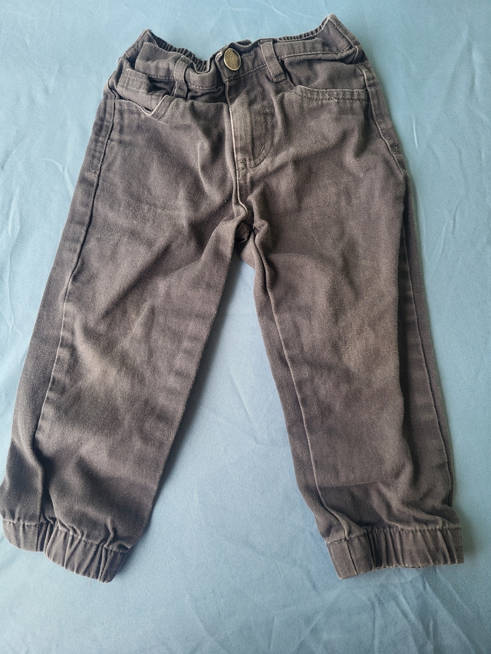 COOGI Kids Dark Gray Elastic Cuff Jeans
